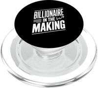 Citation de Motivation Billionaire in The Making PopSockets PopGrip pour MagSafe