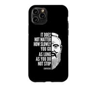 Citation de Motivation Confucius Do Not Stop Coque pour iPhone 11 Pro
