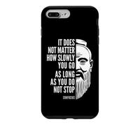 Citation de Motivation Confucius Do Not Stop Coque pour iPhone 7 Plus/8 Plus