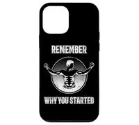 Citation de Motivation de Fitness - Remember Why You Started Coque pour iPhone 12 Mini