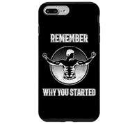 Citation de Motivation de Fitness - Remember Why You Started Coque pour iPhone 7 Plus/8 Plus