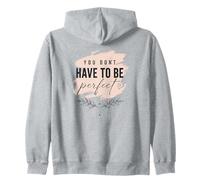 Citation de Motivation de l'amour de soi, état d'esprit Positif imparfait Sweat à Capuche