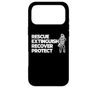 Citation de Motivation de Pompier Femme de feu Coque pour iPhone 17 Pro Max