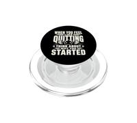 Citation de Motivation de Remise en Forme Pourquoi Vous Avez commencé l'entraînement PopSockets PopGrip pour MagSafe