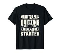 Citation de Motivation de Remise en Forme Pourquoi Vous Avez commencé l'entraînement T-Shirt Graphique avec Valeur