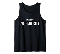 Citation de motivation faite d'authenticité pour homme et femme Débardeur