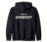 Citation de motivation faite d'authenticité pour homme et femme Sweat à Capuche