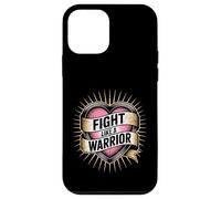 Citation de Motivation « Fight Like a Warrior Strong Heart » Coque pour iPhone 12 Mini