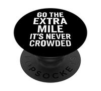 Citation de Motivation Go The Extra Mile PopSockets PopGrip Adhésif