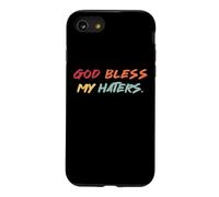 Citation de Motivation God Bless My Haters Coque pour iPhone SE (2020) / 7/8