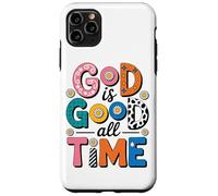 Citation de Motivation God is Good All The Time Coque pour iPhone 11 Pro Max