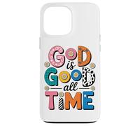 Citation de Motivation God is Good All The Time Coque pour iPhone 13 Pro Max