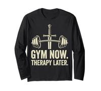 Citation de Motivation Gym Now Therapy Later Fitness Manche Longue