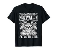 Citation de Motivation I Am A Rider Live to Ride T-Shirt