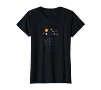 Citation de Motivation Im Not Perfect Yet The Power of Yet T-Shirt, Femme, Noir, S