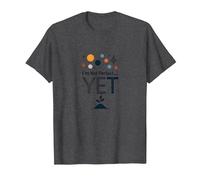 Citation de Motivation Im Not Perfect Yet The Power of Yet T-Shirt, Homme, Chiné Foncé, XL