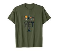 Citation de Motivation Im Not Perfect Yet The Power of Yet T-Shirt, Homme, Olive, S