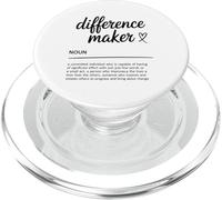 Citation De Motivation Inspirante De Difference Maker PopSockets PopGrip pour MagSafe