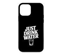 Citation de Motivation Just Drink Water Coque pour iPhone 12 Mini