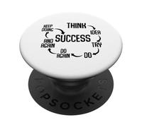 Citation de Motivation Motivation Succès Inspiration Mindset PopSockets PopGrip Adhésif