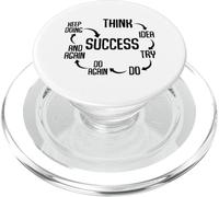 Citation de Motivation Motivation Succès Inspiration Mindset PopSockets PopGrip pour MagSafe