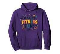Citation de Motivation pour Faire du Fitness Une éducation Physique Amusante Sweat à Capuche