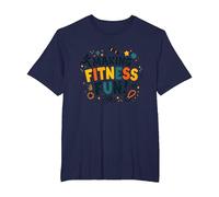 Citation de Motivation pour Faire du Fitness Une éducation Physique Amusante T-Shirt, Homme Grandes Tailles, Bleu Marine, 5X Tall