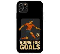 Citation de Motivation pour Joueur de Football Going for Goals Coque pour iPhone 11 Pro Max
