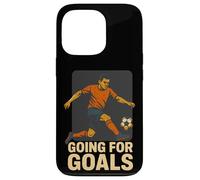 Citation de Motivation pour Joueur de Football Going for Goals Coque pour iPhone 13 Pro