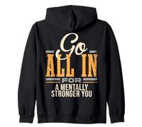 Citation de Motivation pour Professeur d'entrepreneur Stronger You Sweat à Capuche