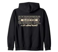 Citation de Motivation Sacrifice Sleep for Life Without Regrets Sweat à Capuche