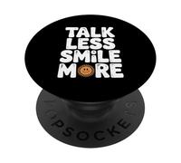 Citation de Motivation Talk Less Smile More PopSockets PopGrip Adhésif
