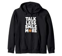 Citation de Motivation Talk Less Smile More Sweat à Capuche