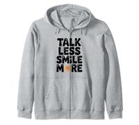 Citation de Motivation Talk Less Smile More Sweat à Capuche
