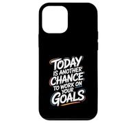 Citation de Motivation Today is Another Chance Goals Coque pour iPhone 12 Mini