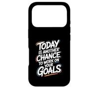 Citation de Motivation Today is Another Chance Goals Coque pour iPhone 17 Pro
