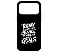 Citation de Motivation Today is Another Chance Goals Coque pour iPhone 17 Pro Max