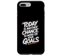 Citation de Motivation Today is Another Chance Goals Coque pour iPhone 7 Plus/8 Plus