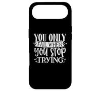 Citation de Motivation « You Only Fail When You Stop Trying » Coque pour iPhone Air
