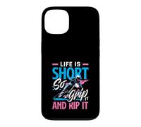 Citation de Motocross Life is Short So Grip It and Rip It Coque pour iPhone 13