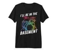 Citation de Musique Sarcastique I'll BE in The Basement T-Shirt Haut de Gamme