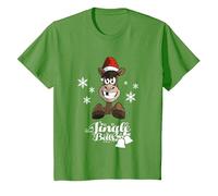 Citation de Noël Jingle Bells Cheval drôle T-Shirt, Enfant, Herbe, 8 Ans