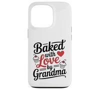Citation de pâtisserie Mignonne Baked with Love par Grandma Coque pour iPhone 13 Pro