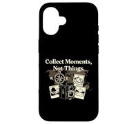Citation de Photographie de Voyage Collect Moments Not Things Coque pour iPhone 16