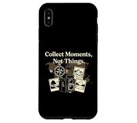 Citation de Photographie de Voyage Collect Moments Not Things Coque pour iPhone XS Max