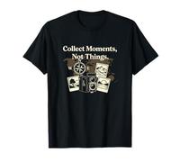 Citation de Photographie de Voyage Collect Moments Not Things T-Shirt