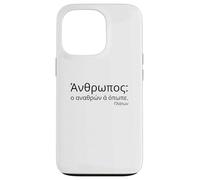 Citation de Platon sur Les Hommes - Grecque attique - Philosophie Classique Coque pour iPhone 13 Pro