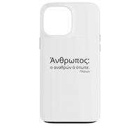 Citation de Platon sur Les Hommes - Grecque attique - Philosophie Classique Coque pour iPhone 13 Pro Max
