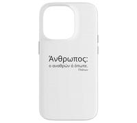 Citation de Platon sur Les Hommes - Grecque attique - Philosophie Classique Coque pour iPhone 14 Pro