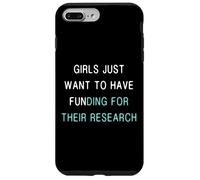 Citation de Recherche sur Le financement des Filles/Étudiante au doctorat sur Les Femmes en sci Coque pour iPhone 7 Plus/8 Plus